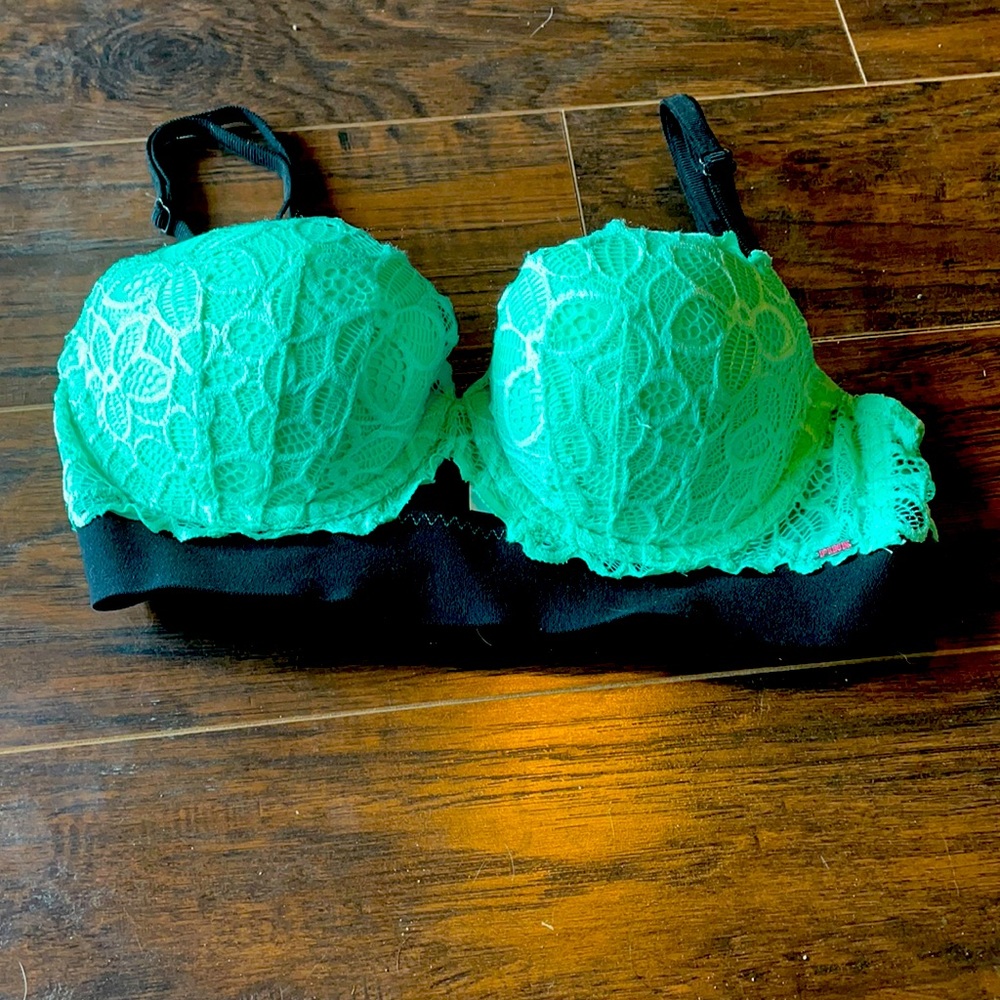 Pink date push-up bra